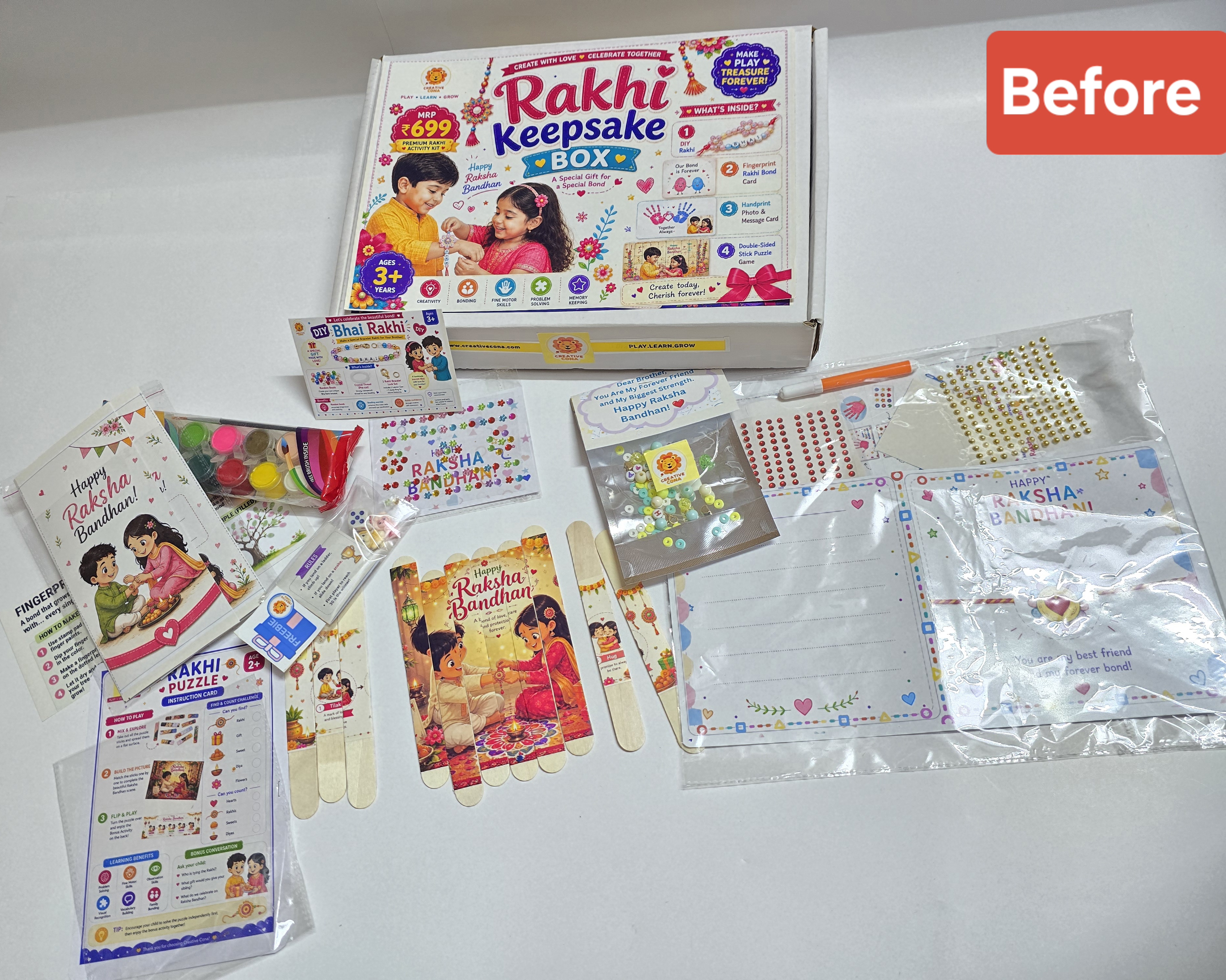 Rakhi Keepsake Box (3-8 YEARS)